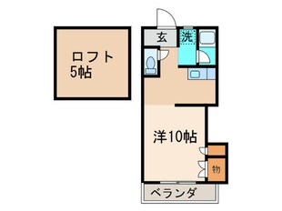 シティベール西折尾の物件間取画像